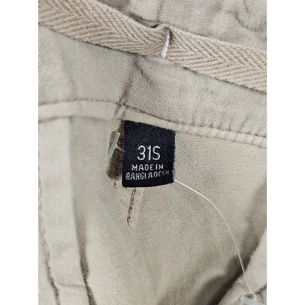 Banana Republic Maverick Cargo Pants‎ Mens 31S Tan Relaxed Fit Utility Military